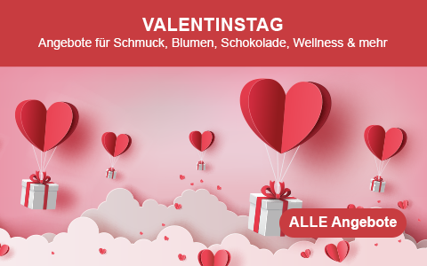 Sonderaktion zum Valentinstag: Gutscheine und Angebote