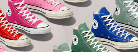 Converse Schuhe: Finden Sie farbige Chucks mit bis zu 50% Rabatt