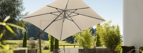 Sonnenschirme mit bis zu 15% Rabatt sichern