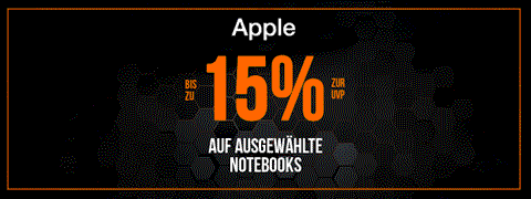 Black Friday Laptop: Bis zu 15% Rabatt auf APPLE Notebooks