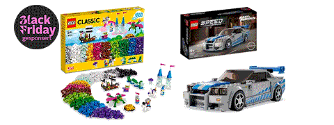 LEGO Artikel beim Black Friday bis zu 54% reduziert