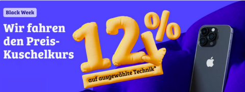 Jetzt 12% Technik-Rabatt mit reBuy Black Friday Gutschein