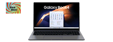 43% Preisnachlass: SAMSUNG Galaxy Book4 - SATURN Black Week