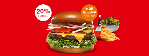 20% Rabatt bei burgerme - Angebote für Lunchme