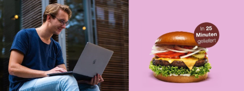 10% Rabatt für Studierende mit burgerme Gutscheincode sichern!